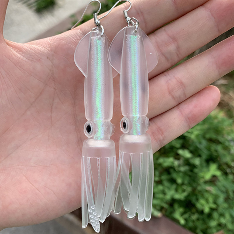 Soft Plastic Lure - Noctilucencia/tubo de Color, señuelo suave de