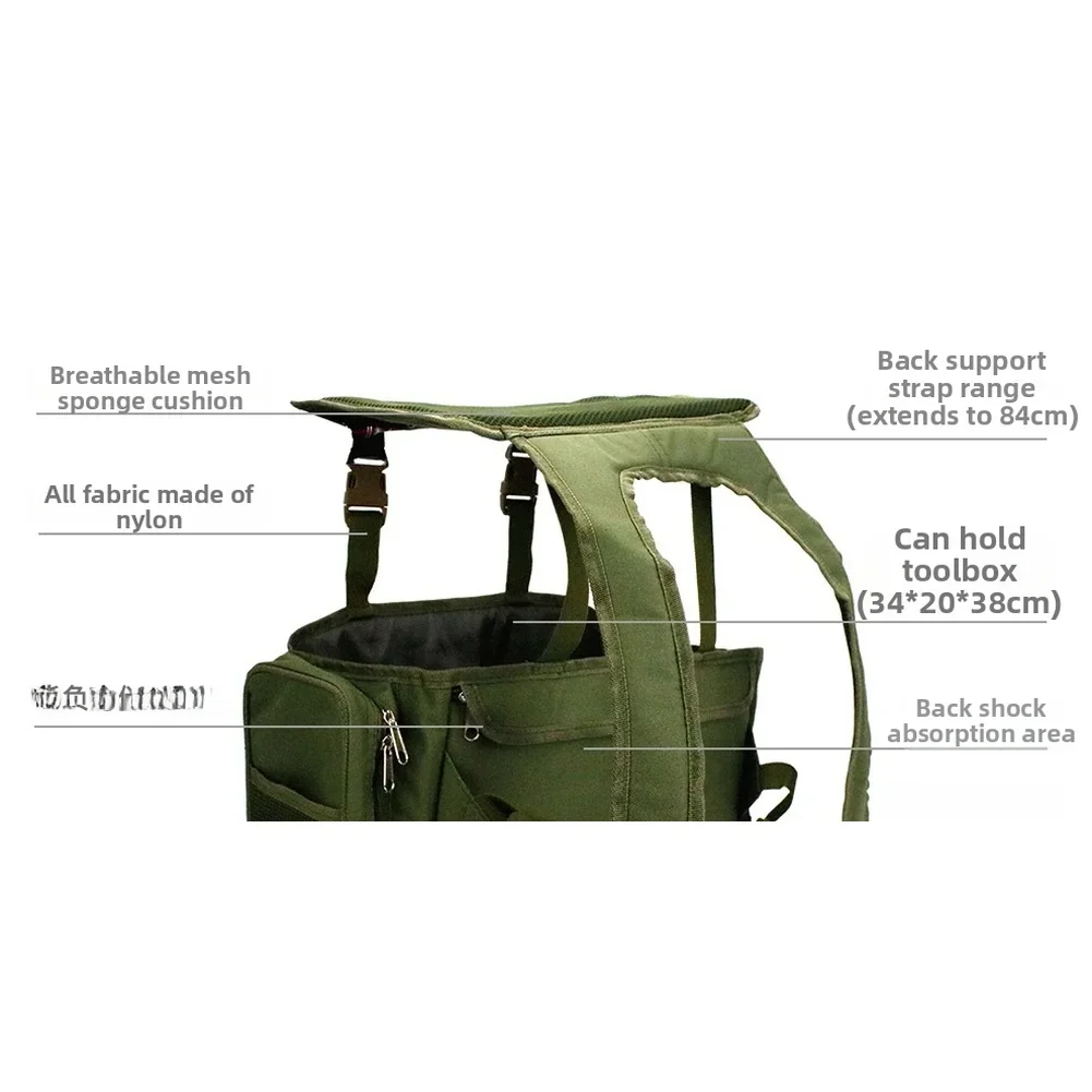 Fishing Backpack - Mochila de pesca con tela de