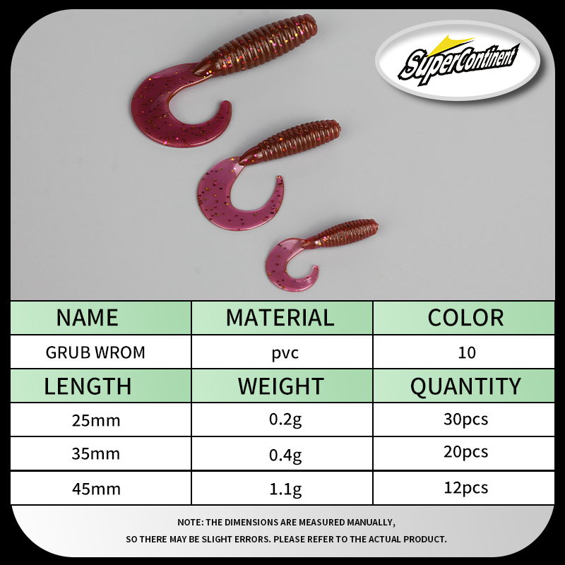 Cebo suave supercontinente con - Soft Plastic Lure reseña y precio
