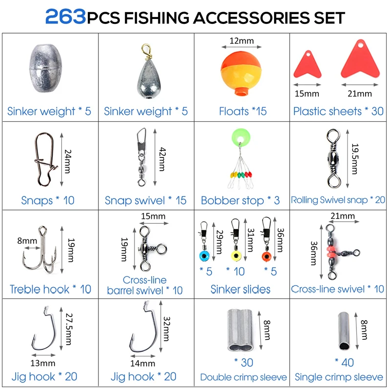 Juego de accesorios de pesca a - Tackle Box reseña y precio