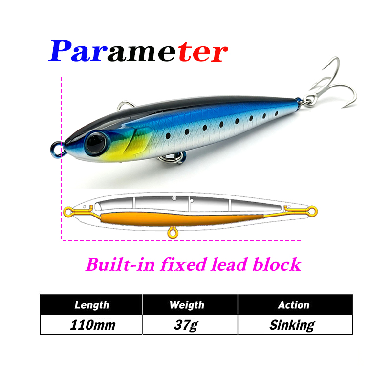 Señuelo de pesca Testar 110S d - Fishing Equipment Japan reseña y precio