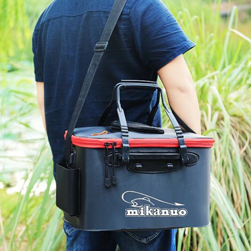 Cubo de pesca plegable grueso  - Tackle Box reseña y precio